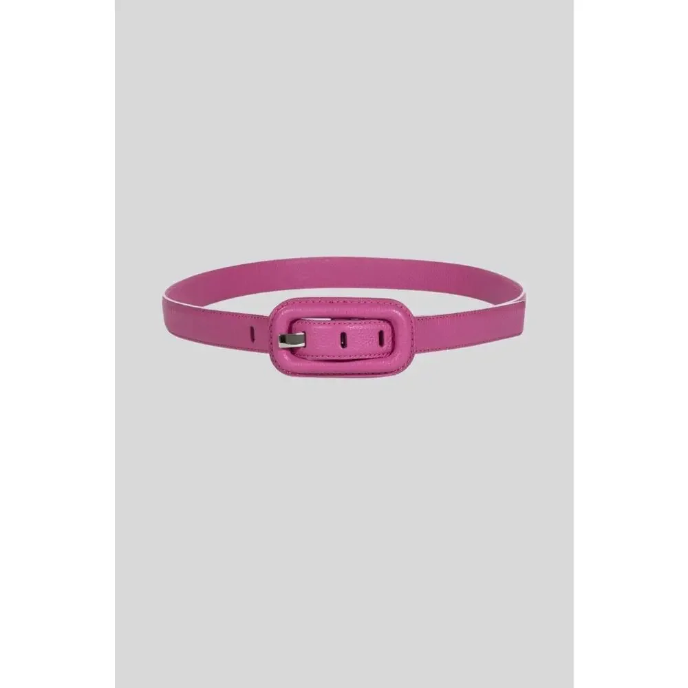 Veronica Beard x Gavazzeni Lavanda Belt Willer Rosa Fucsia Leather NEW $130 XS - Picture 2 of 5